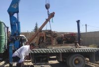توقیف یک دستگاه حفاری غیرمجاز در قوچان