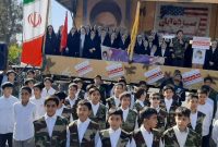 تصاویری از راهپیمایی ۱۳ آبان در شهرستان قوچان