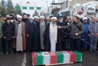 شهید گمنام ۱۶ ساله در دانشگاه صنعتی قوچان تدفین شد
